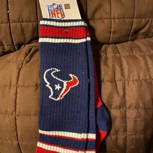 Brand new Texans moisture wicking socks